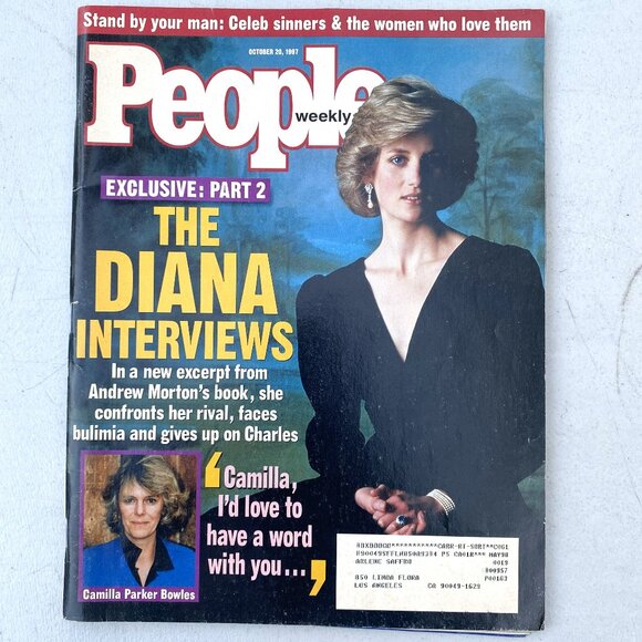 10/20/1997 PEOPLE WEEKLY Exclusive: Part 2 The Diana Interviews - Picture 1 of 8